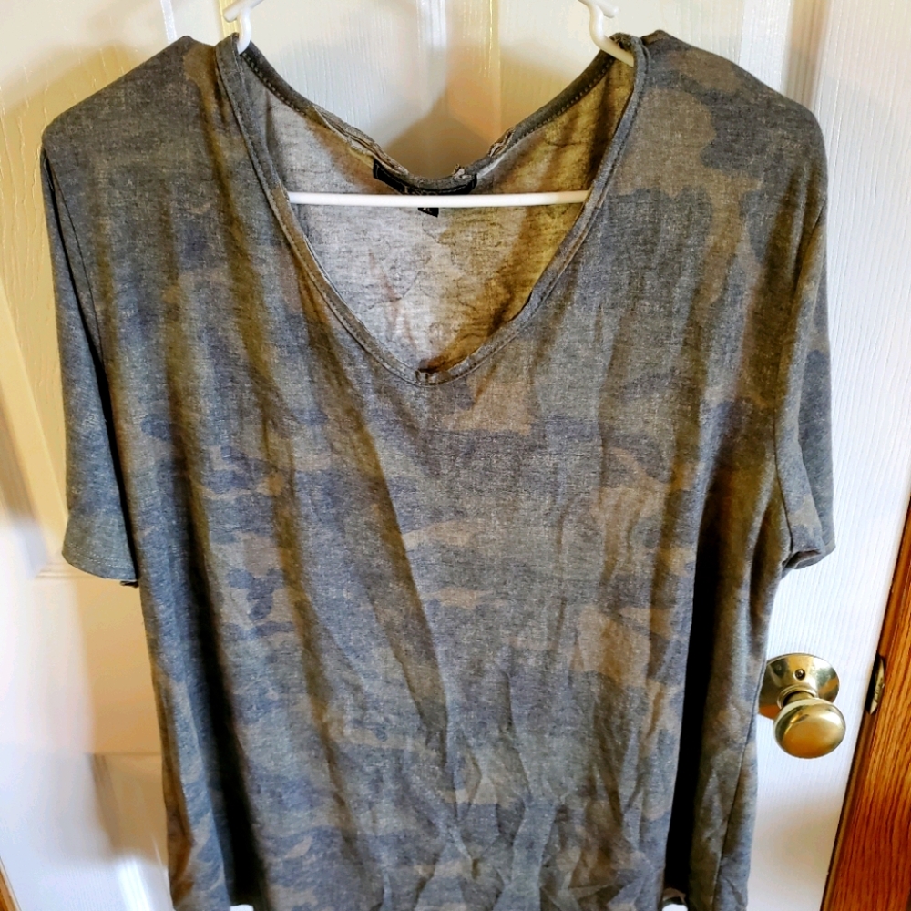 Soft camo top